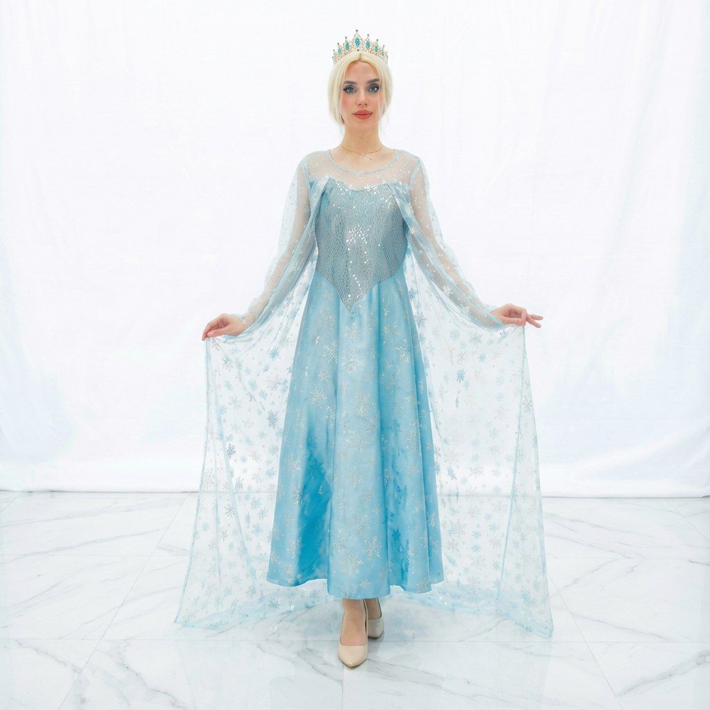 Эльза голубая №2  из Холодного Сердца