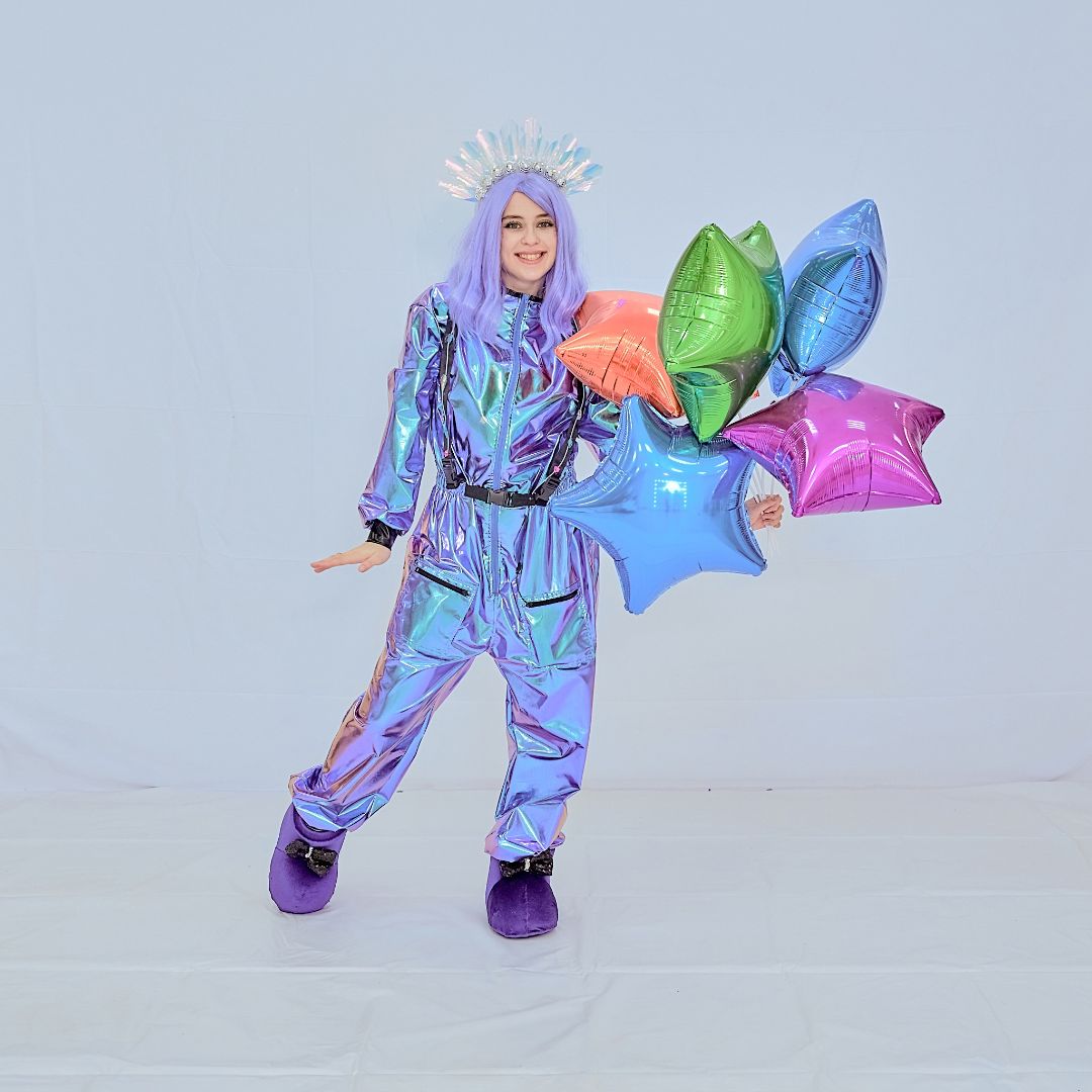 Космонавт девочка (сиреневая)