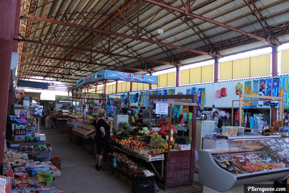 Рынок Берегового, Феодосия, Крым