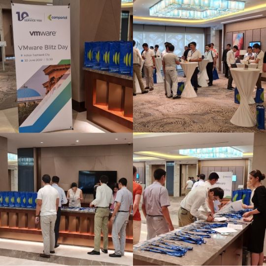 VMWARE BLITZ DAY В HILTON TASHKENT CITY ОТ ГК SERVICE YOU,СOMPORTAL И VMWARE