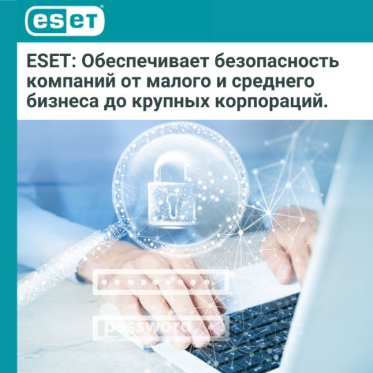 Защитите бизнес от киберугроз с продуктами ESET: а именно с помощью классического комплекта ESET NOD32 ANTIVIRUS BUSINESS EDITION