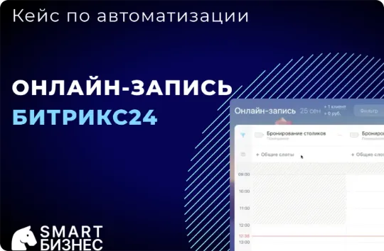 Кейс по автоматизации онлайн записей и бронирования услуг Битрикс24