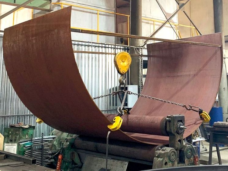 Вальцовка листа