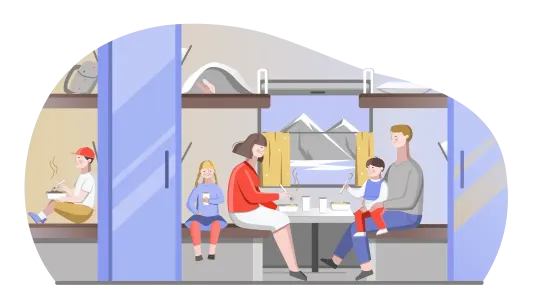 Питание в поезде