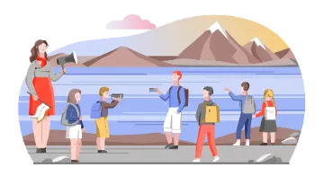 Поездка школьников