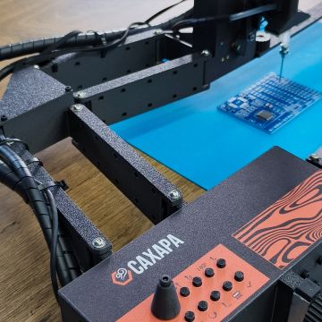 Работа манипулятора САХАРА СХ250-М