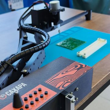 Работа манипулятора САХАРА СХ250-М
