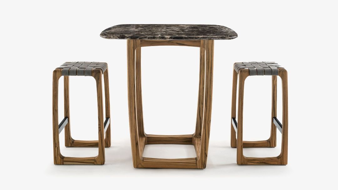 Барный стол BUNGALOW BAR TABLE MARBLE