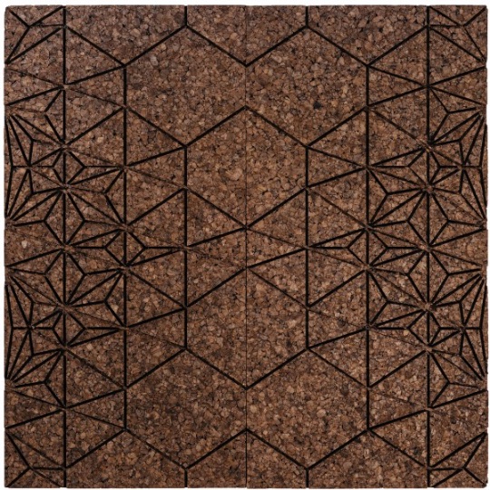 Настенные пробковые покрытия CorkFractal 2D Gencork