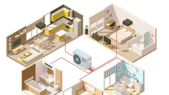 кондиционер на этапе ремонта