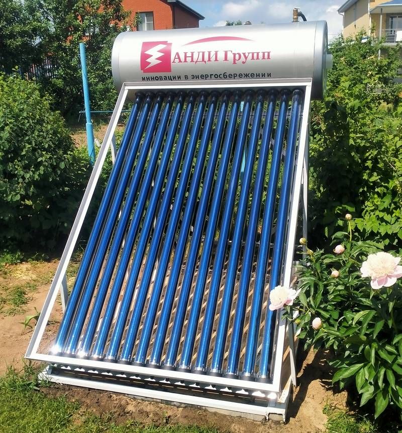 Установка солнечного коллектора JPH «Универсал» для ГВС дачного дома в Подмосковье