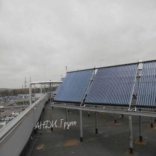 солнечные коллекторы для ТЦ Икея