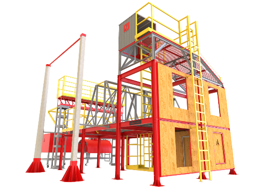 СТЕНД -ТРЕНИРОВОЧНЫЙ 
ПОЛИГОН АЛЬПИНИСТ-09