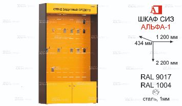 Шкаф / СТЕНД - размещения СИЗ