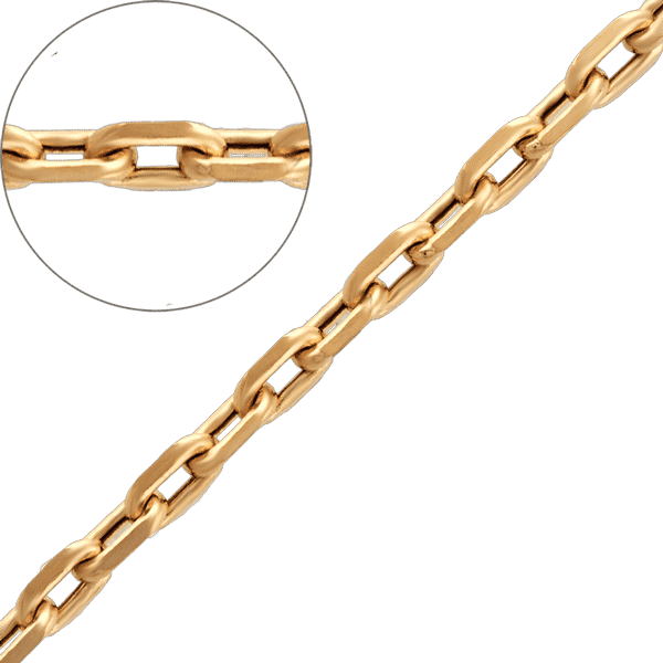 Золотые цепочки для мужчин якорного плетения