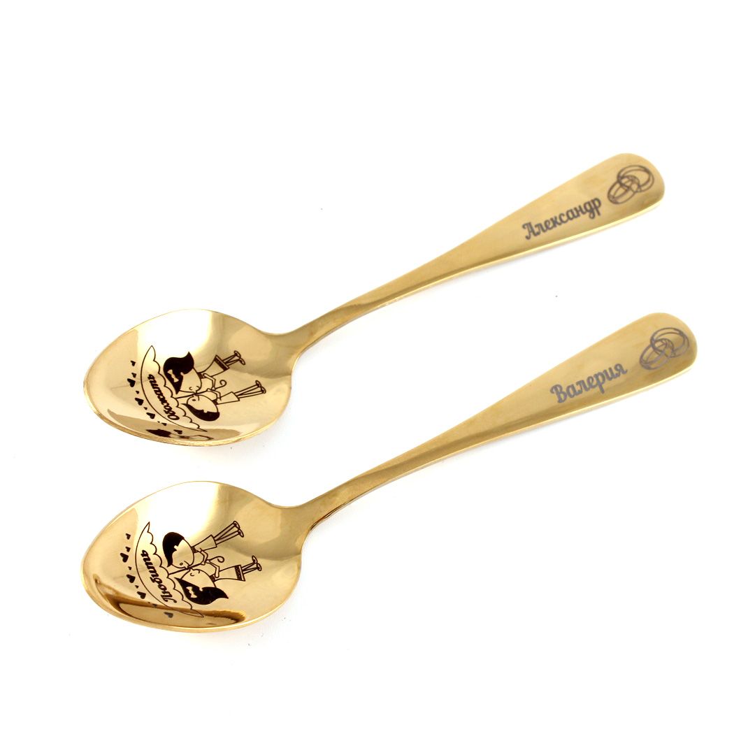 свадебные ложки с гравировкой