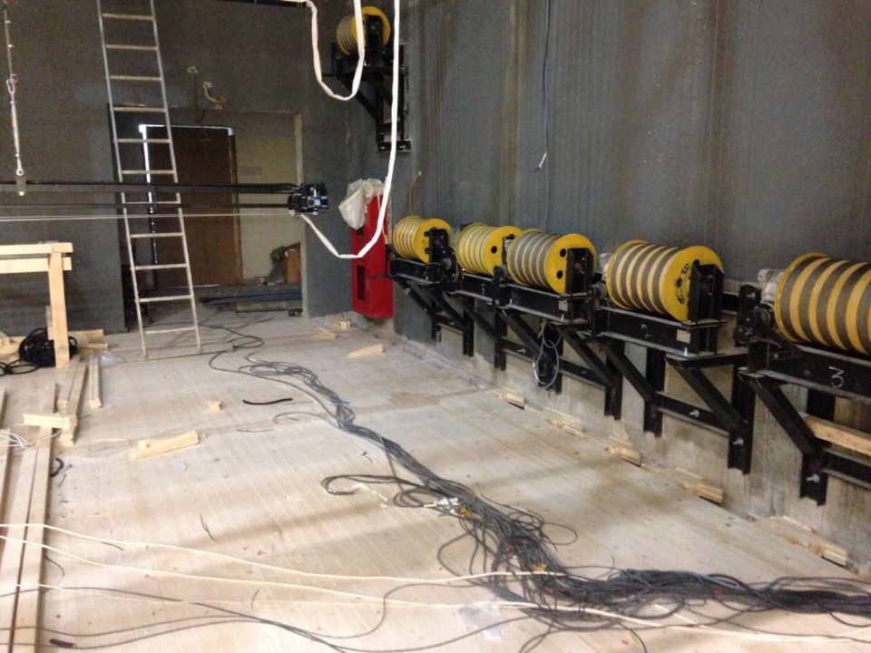 Лебедки софитных подъемов