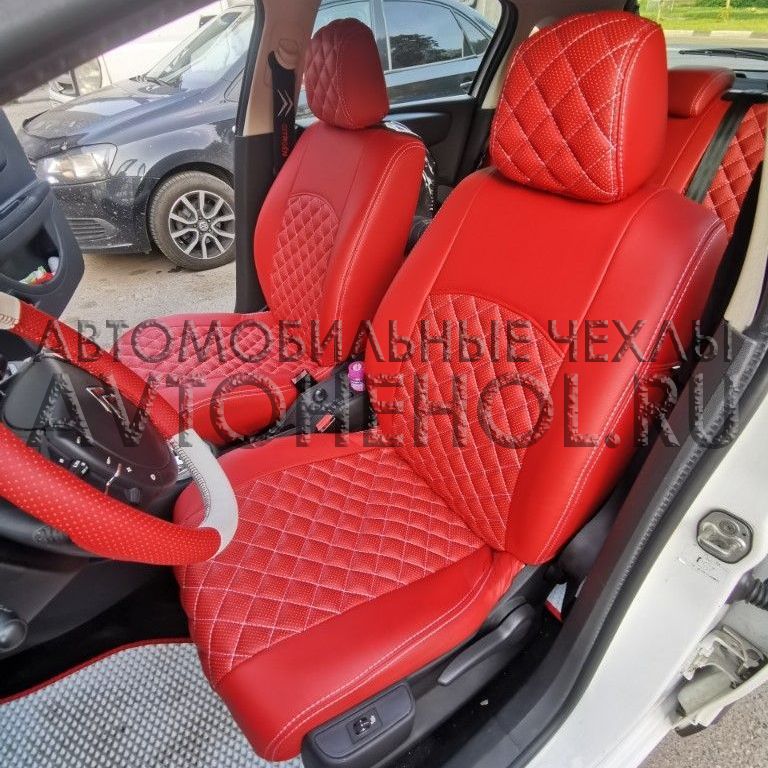 Автомобильные чехлы из экокожа эксклюзив