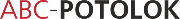 Логотип натяжные потолки в Санкт-Петербурге ABC-POTOLOK производство и установка в СПб и в Ленинградской области оптом и в розницу