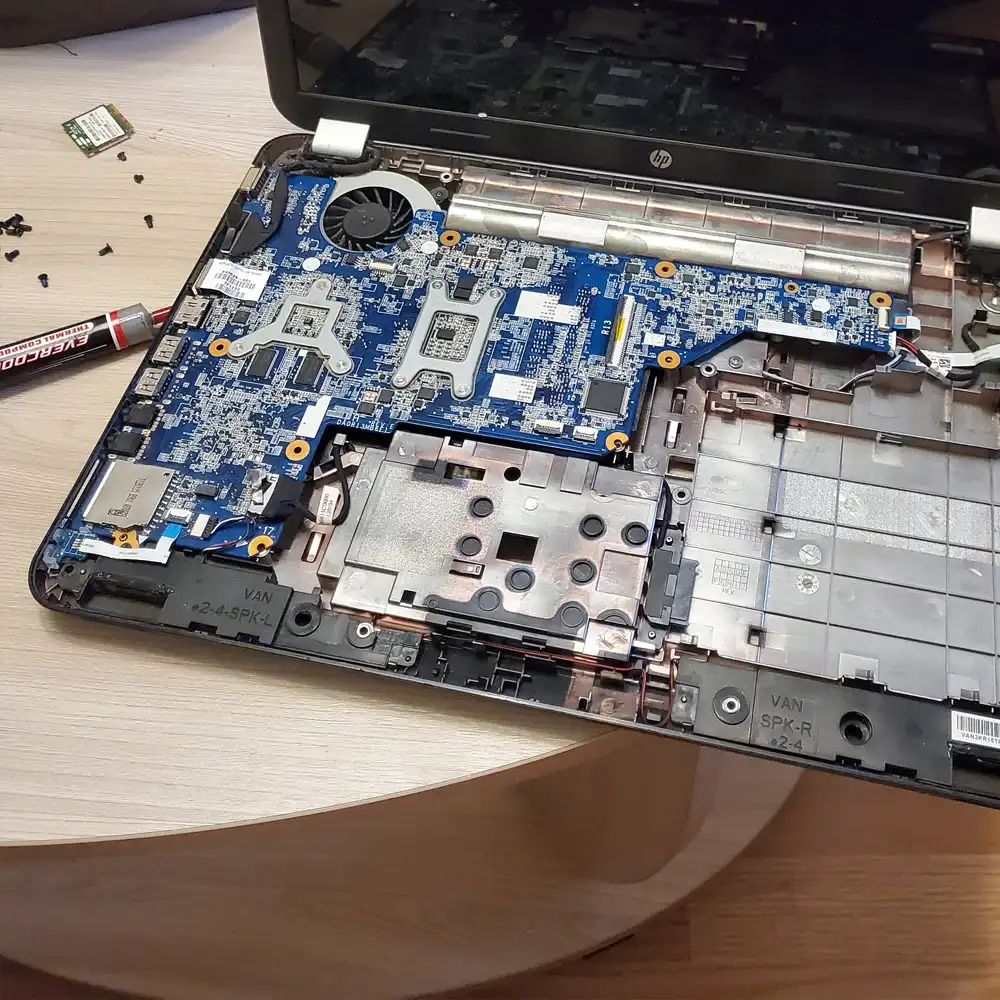 Замена термопасты