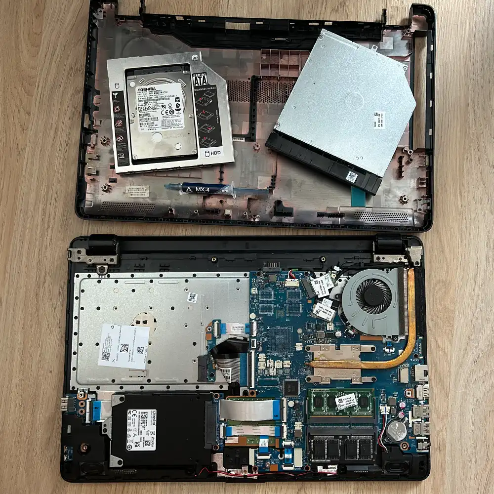 Замена жесткого диска