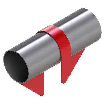 опора неподвижная хомутовая