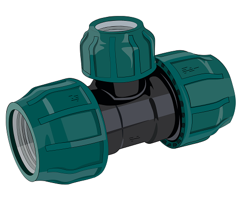 ПНД тройник купить компрессионный