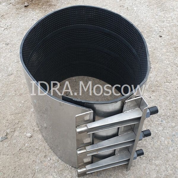 Хомут нержавеющий. Хомут ремонтный нержавеющий от прямого поставщика.