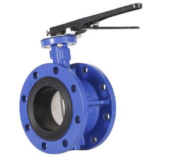 Затвор дисковый поворотный фланцевый симметричный