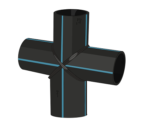 Купить тройник ПНД сегментный