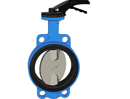 затвор межфланцевый