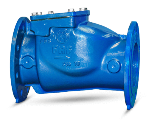 Клапан обратный фланцевый поворотный faf