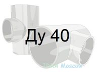 тройник стальной ГОСТ 17376 Ду 40