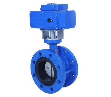 затвор фланцевый с приводом
