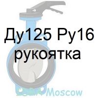 затвор поворотный Ду125 Ру16