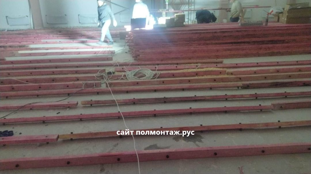 в спортивных залах