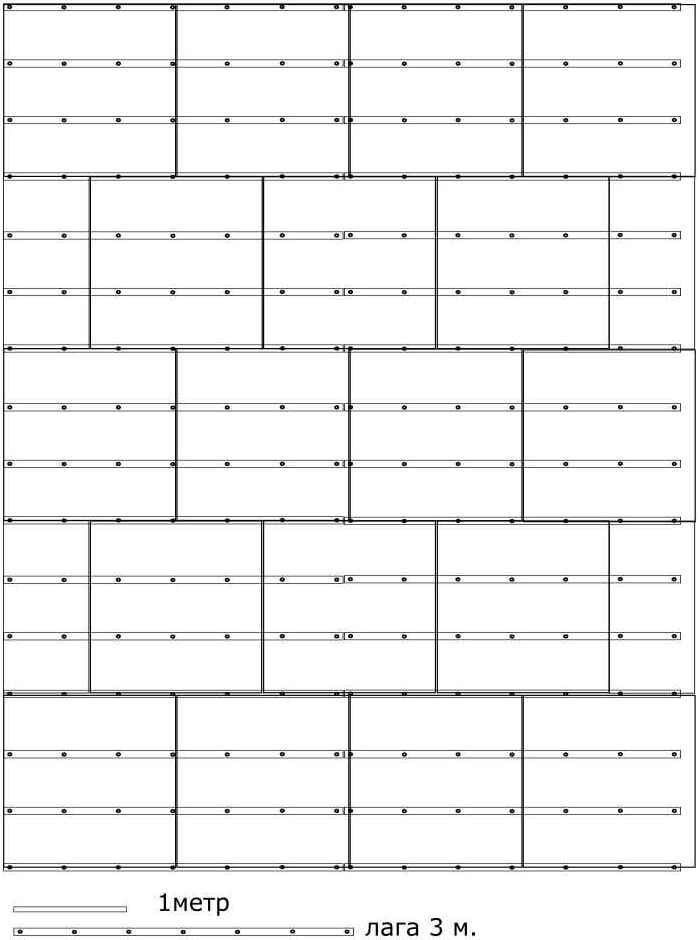 Планировка регулируемого пола