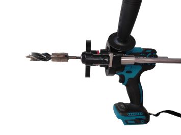 стойка для мощного шуруповерта на линейных подшипниках.