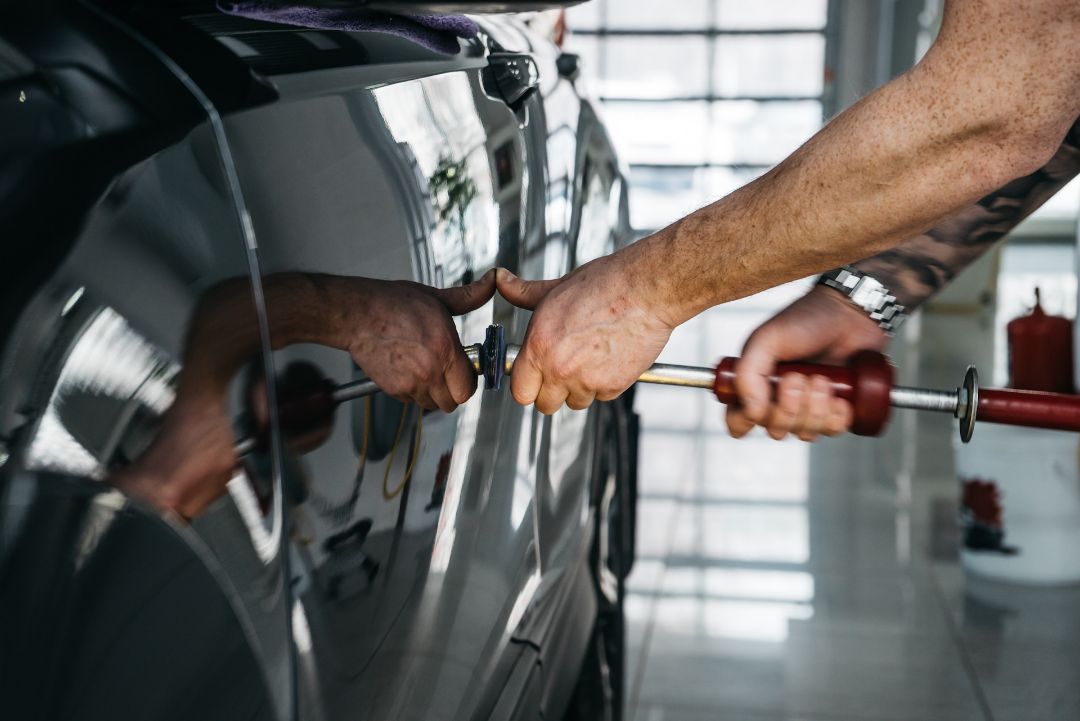 Удаление вмятин без покраски