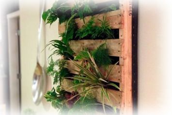 Дизайнерские элементы с искусственными растениями в Челябинске от студии фитодизайна "Green Level"