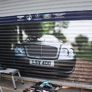 Фотопечать на рольставнях