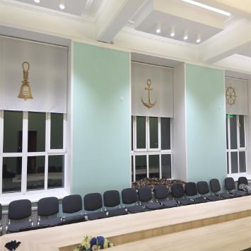 Жалюзи с фотопечатью для конференц зала