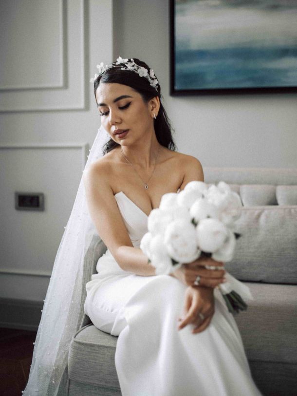 букет невесты бишкек