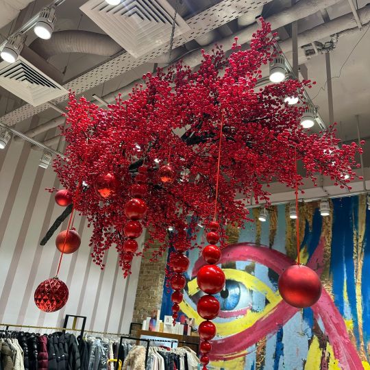 витринистика бишкек, Новый год, новыйгод декор, гирлянды, елка корпоратив, christmas, decorations