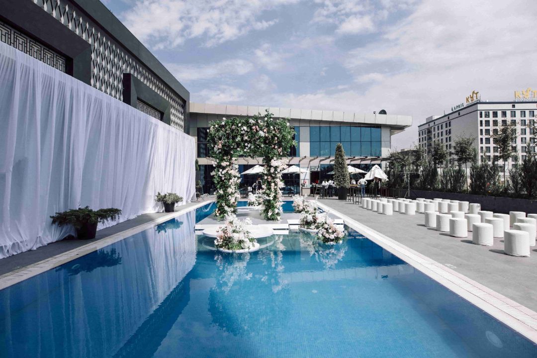 бассейн, оформление, невеста, бишкек,eventdecor, свадьба, букет, декор, свадебное агентство, кызузату, weddingdecorkg, флористика