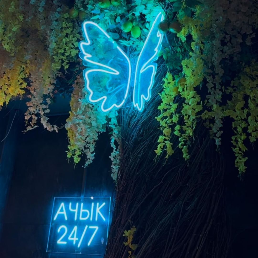 неон, производство, бутафория, Бишкек, пенопласт, металл, декор, изделия, инсталляция, неонка бишкек