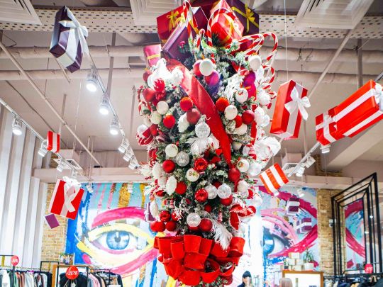 витрина к новому году