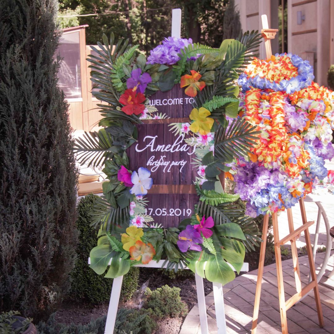 Hawaiian party, бишкек, декор, аниматоры,декоратор, детский, магазин, шарики, оформление, фотозона, candybar