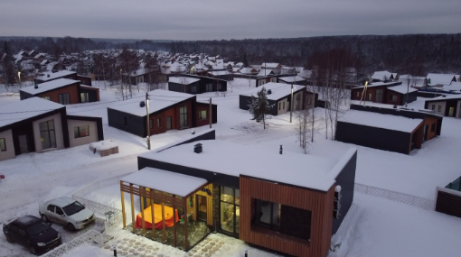 Описание домов в коттеджном поселке