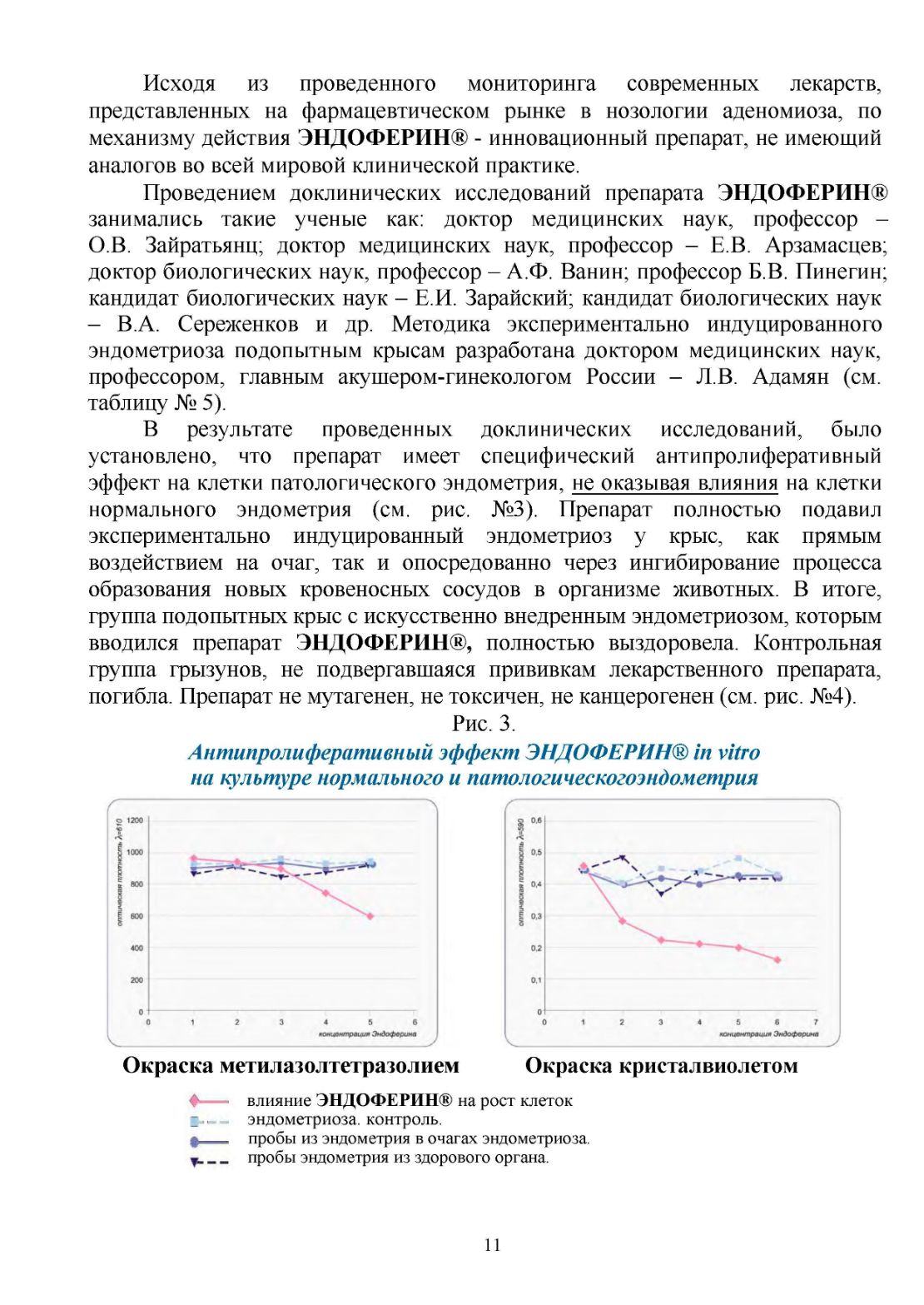Информация для врачей и специалистов